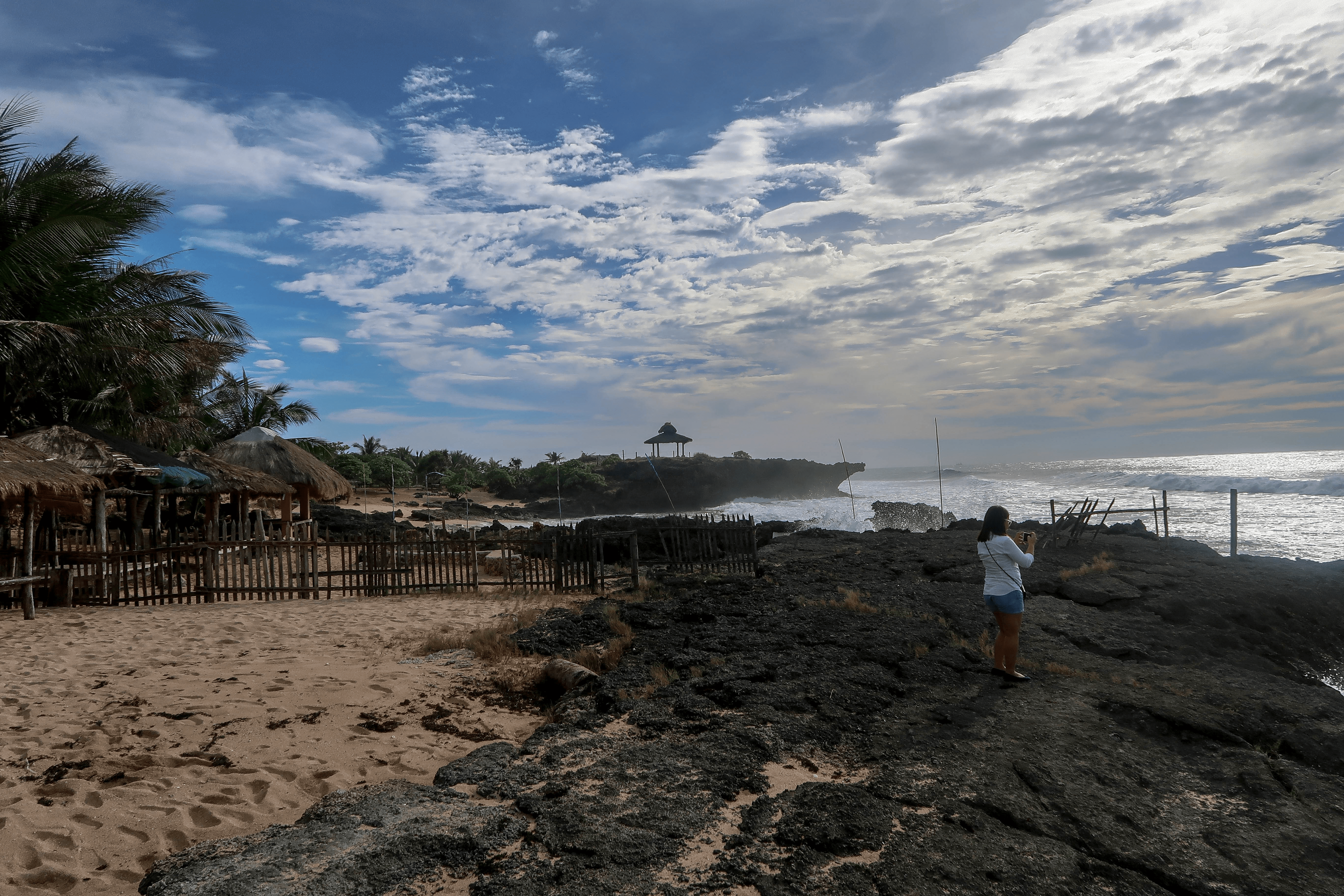 patar rock formation in bolinao pangasinan philippines beautiful photo